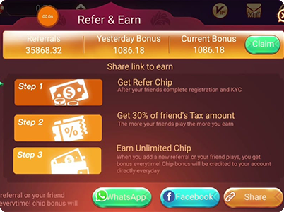 How to claim the Referral rewards